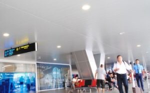 pemasangan plafon pvc bandara